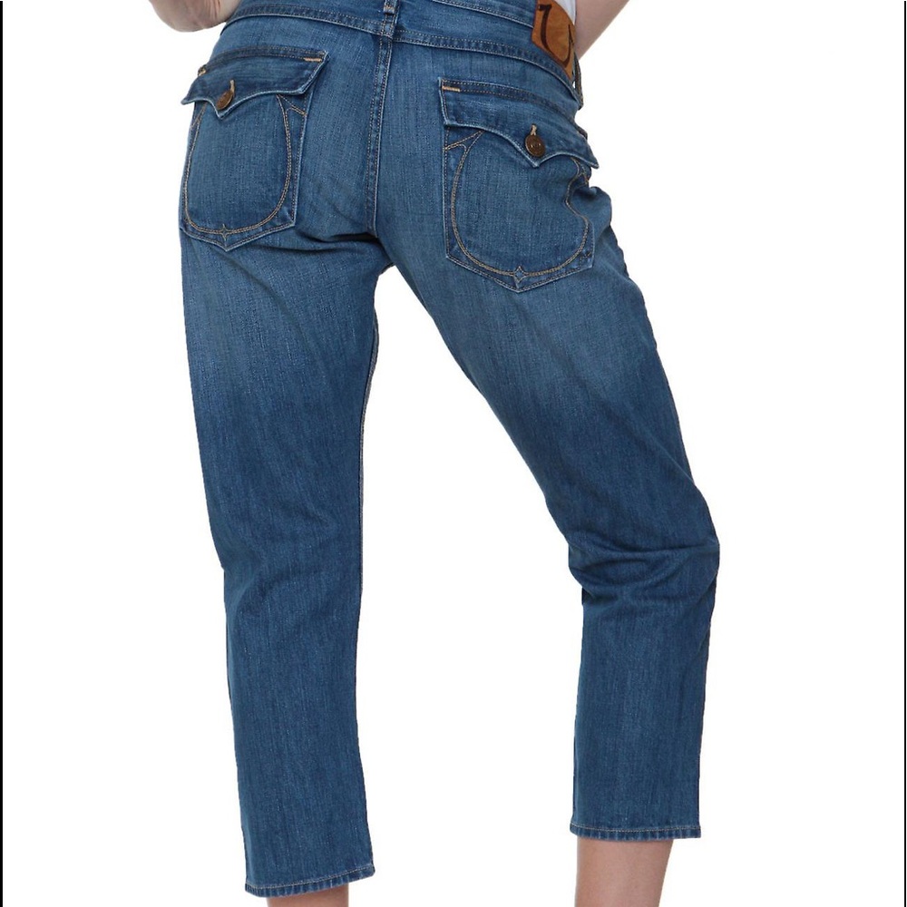 True Religion LISA SNAKE EYES CROPPED BOYFRIEND